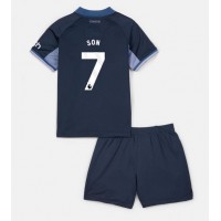 Tottenham Hotspur Son Heung-min #7 Vonkajší Detský futbalový dres 2023-24 Krátky Rukáv (+ trenírky)